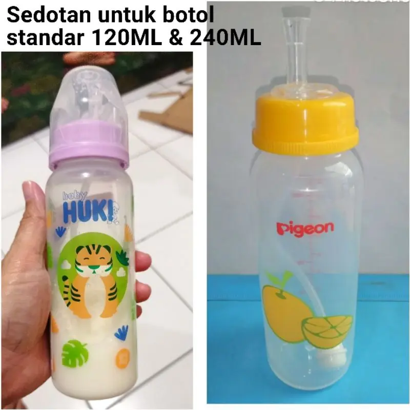 Sedotan penganti dot Nipple untuk botol susu standard SS101 120ml dan 240ml slim neck