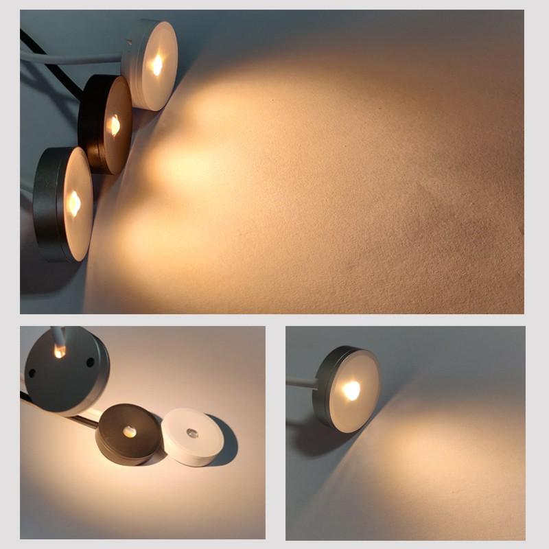 Product Introduction of Usb 5V 0.5W  Slim 8mm LED Spotlight Home Mini Focus Under Counter Lighting Wine Kitchen Display Hotel Kitchen LAMP 25