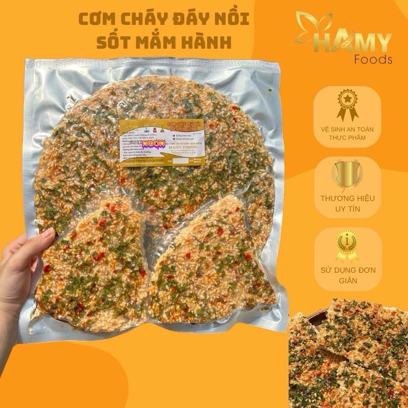 Cơm cháy đáy nồi sốt mắm hành siêu cay. 500-530gr Snack Ăn Vặt