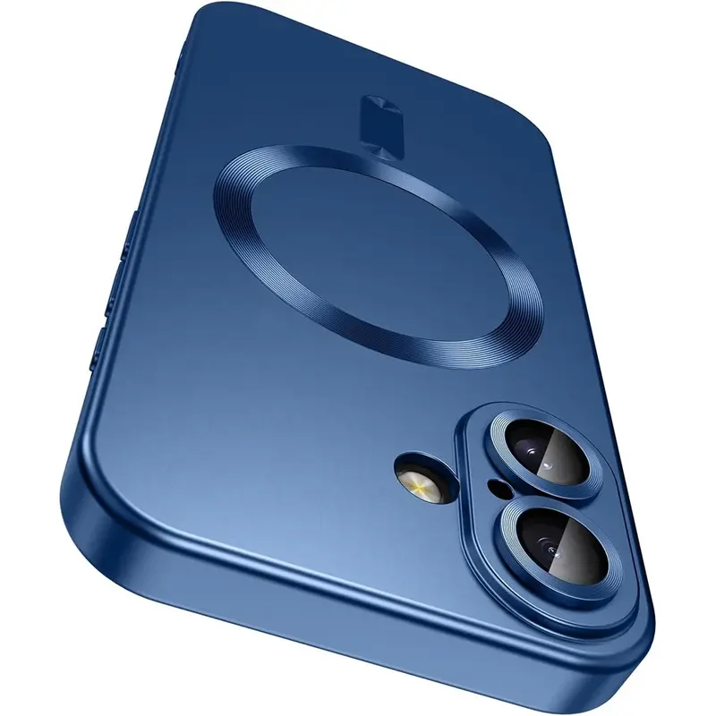 For Magsafe Magnetic Wireless Charge Phone Cases For iPhone 16 15 14 13 12 11 Pro Max Plus Case Camera Back Cover Accessories 7