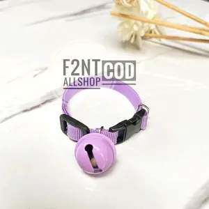 Kalung kucing Polos Lonceng uffo 22mm