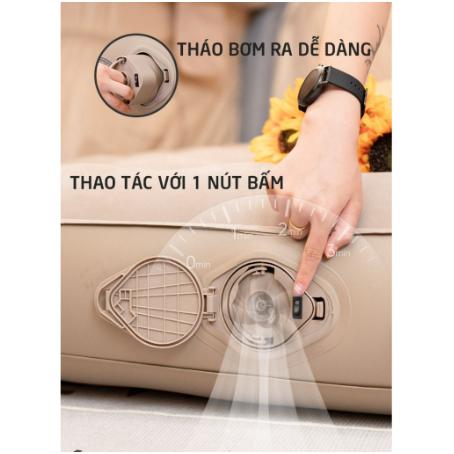 Product Introduction of Đệm Hơi Tự Bơm Thông Minh Đi Cắm Trại Hoặc Dùng Ở Nhà (Tặng Kèm Gối Và Bơm Điện) nem van phong 78
