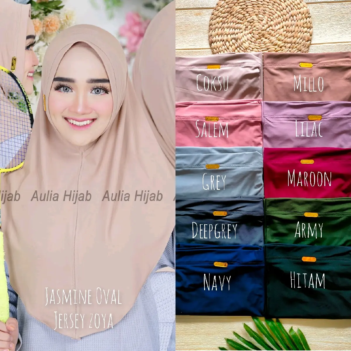 HIJAB INSTAN JERSEY PREMIUM Bergo Nyaman