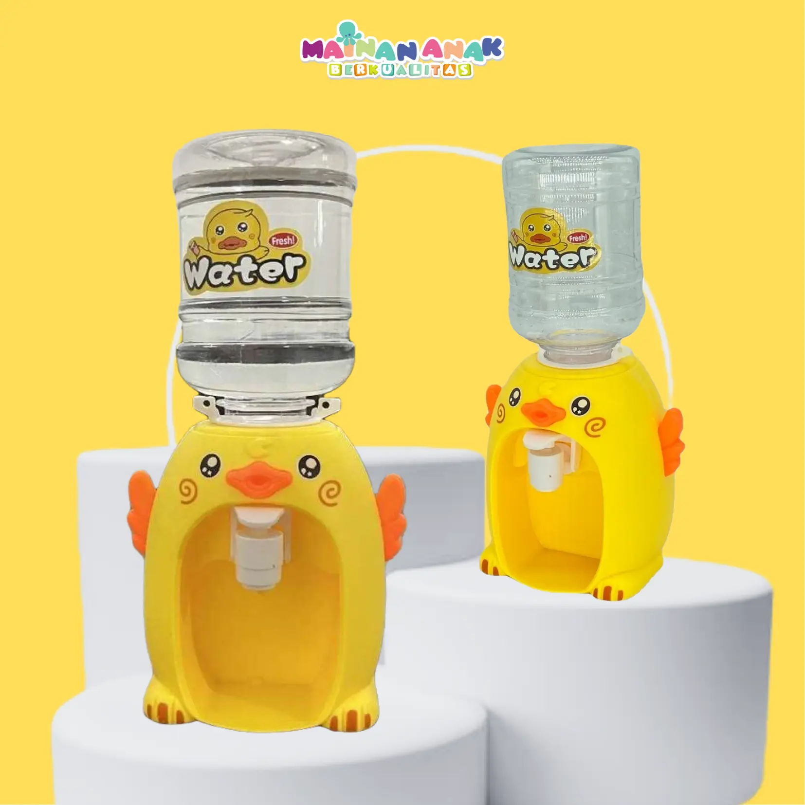 Water Dispenser Anak Bebek Kuning Lucu Murah Berkualitas Galon Air Minum Anak