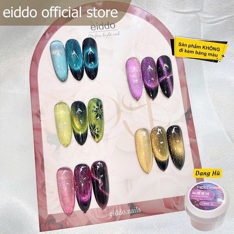 { Eiddo nails} Set 5 HŨ mắt mèo ANGEL TEAR 5ml - Set gel mắt mèo cực quang eiddo- gel mắt mèo moonlight ánh trăng cực quang tone thu đông, dễ hút vân tạo kiểu