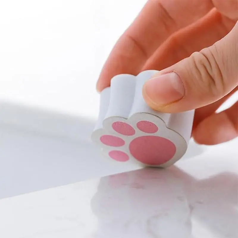 Paw Shaped Cleaning Sponge, 2 Counts/set Instantly Removing Stains Cleaning Sponge, Bathroom & Toilet Cleaning Sponge, Home Care Supplies 4