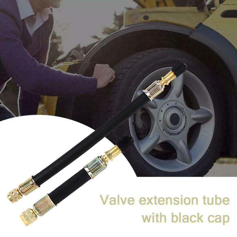 Tire Cap Tire Valve Extension Car Accessories Car Valve Flexible Rubber Hose 4