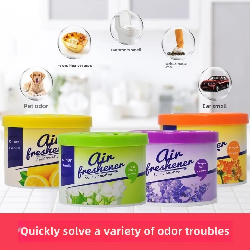 Deodorant Aromatherapy Balm 1 Box Of A Variety Of Floral Scents For The Living Room, Bedroom, Bathroom And Toilet Deodorant Fresh Air Perfume Lavender Peach shangri  la hotel Pet Scented Lemon shangri  la oud  oil diffuser Fragrance Freshener Flower