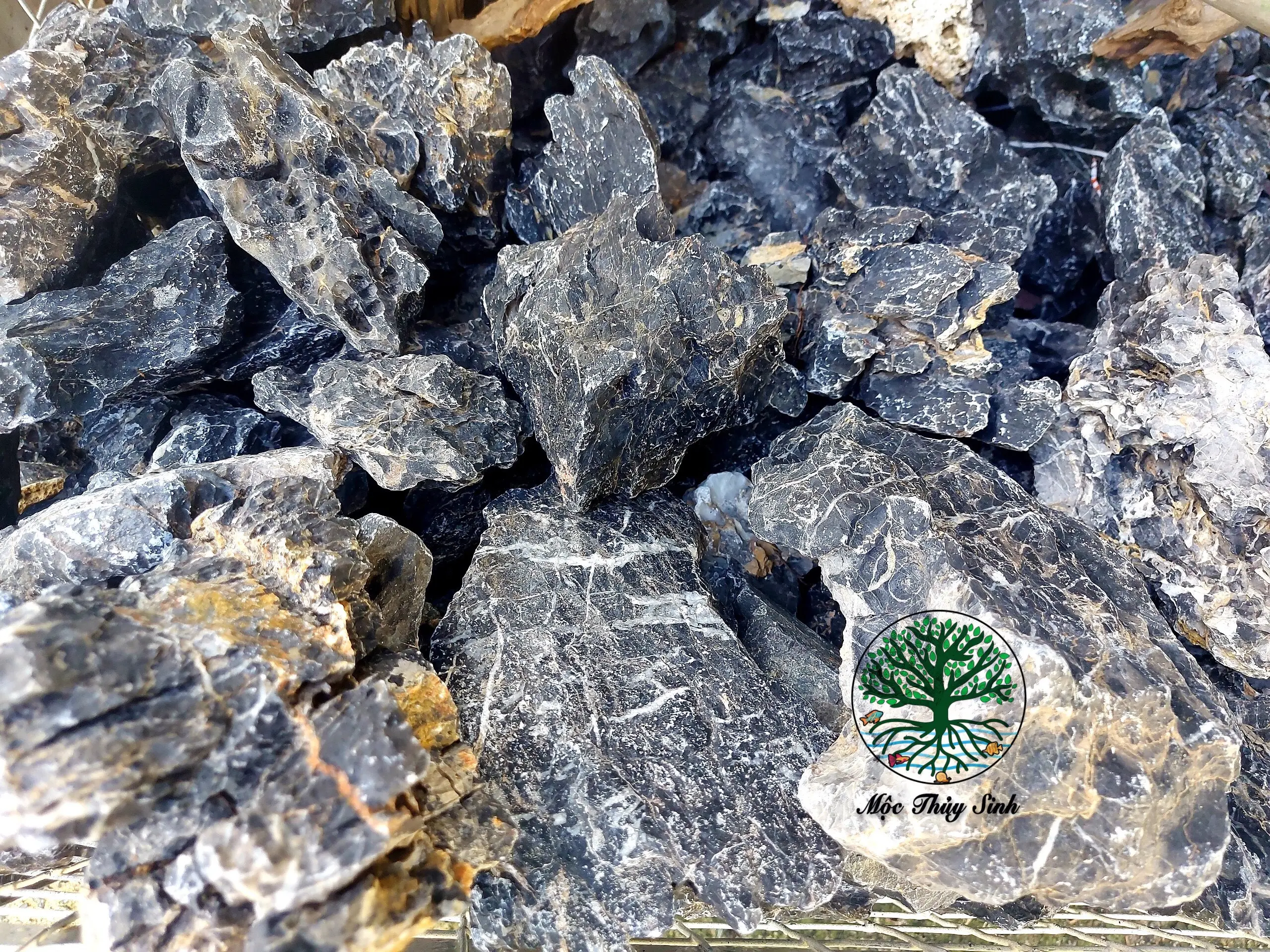 Đá Kẹp Kem 1 Kg - Đá Trang Trí Bể Cá Cảnh, Bể Thủy Sinh, Bán Cạn