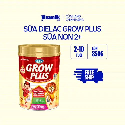 Sữa Non Vinamilk Dielac Grow Plus 2+ HT 850g