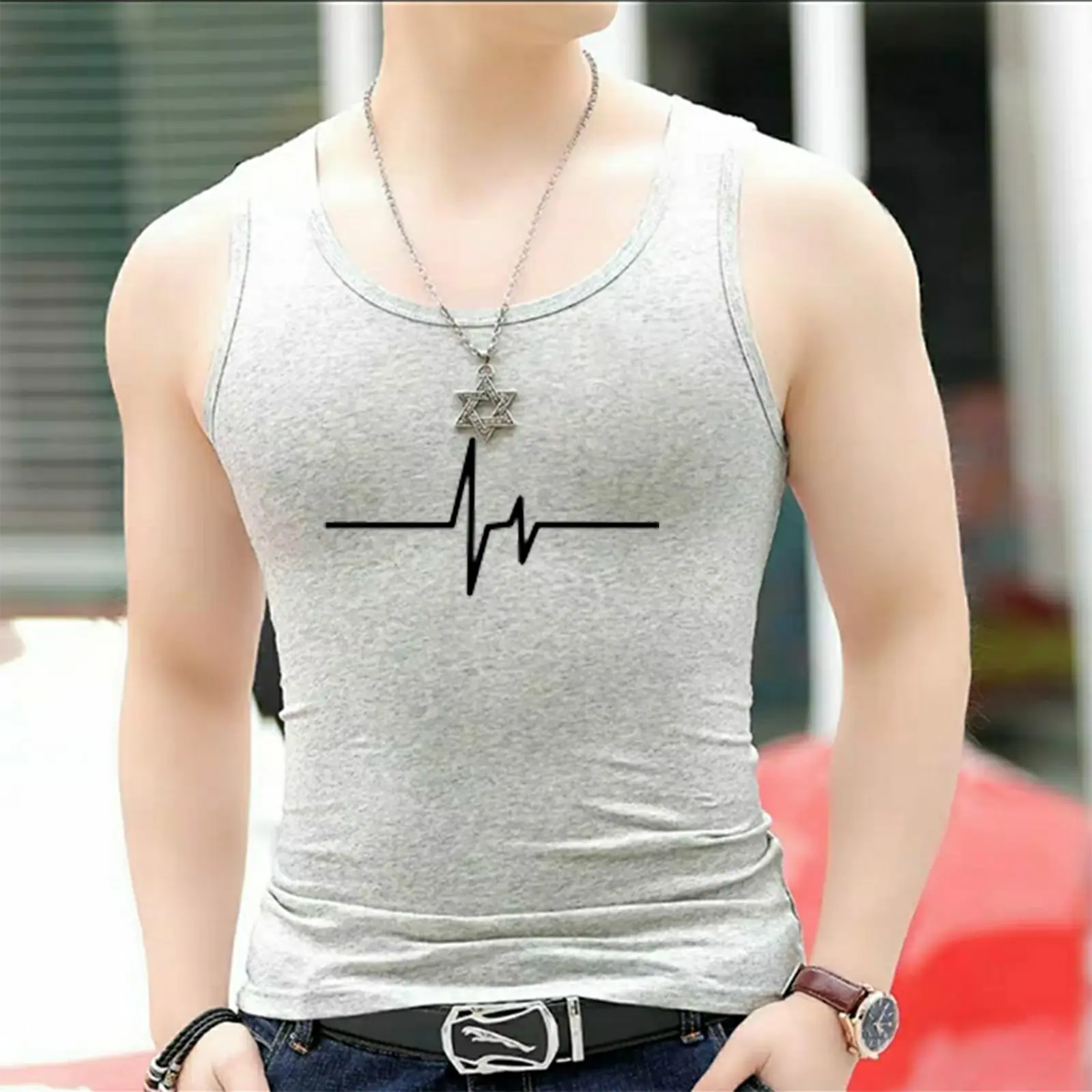 Singlet Dewasa Detak1 Tank Tee Kaos Dalaman