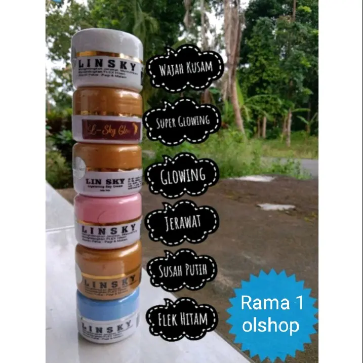 LINSKY CREAM SIANG DAN MALAM READY 6 VARIAN