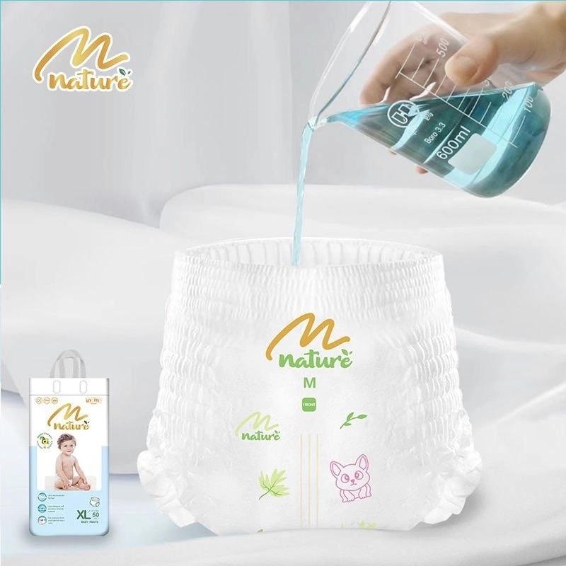 Mẫu cải tiến mới - Combo 2 bịch tã bỉm Momo Nature 2