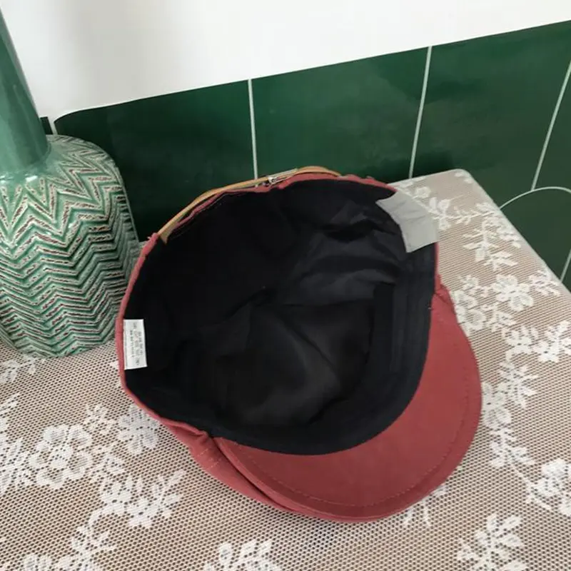 Mũ nồi mùa đông, phong cách đường phố Cổ Điển dành cho phụ nữ và nam giới, mũ thanh lịch và đơn giản, Q4P8, phong cách quân đội Pháp, Q3Q0 8