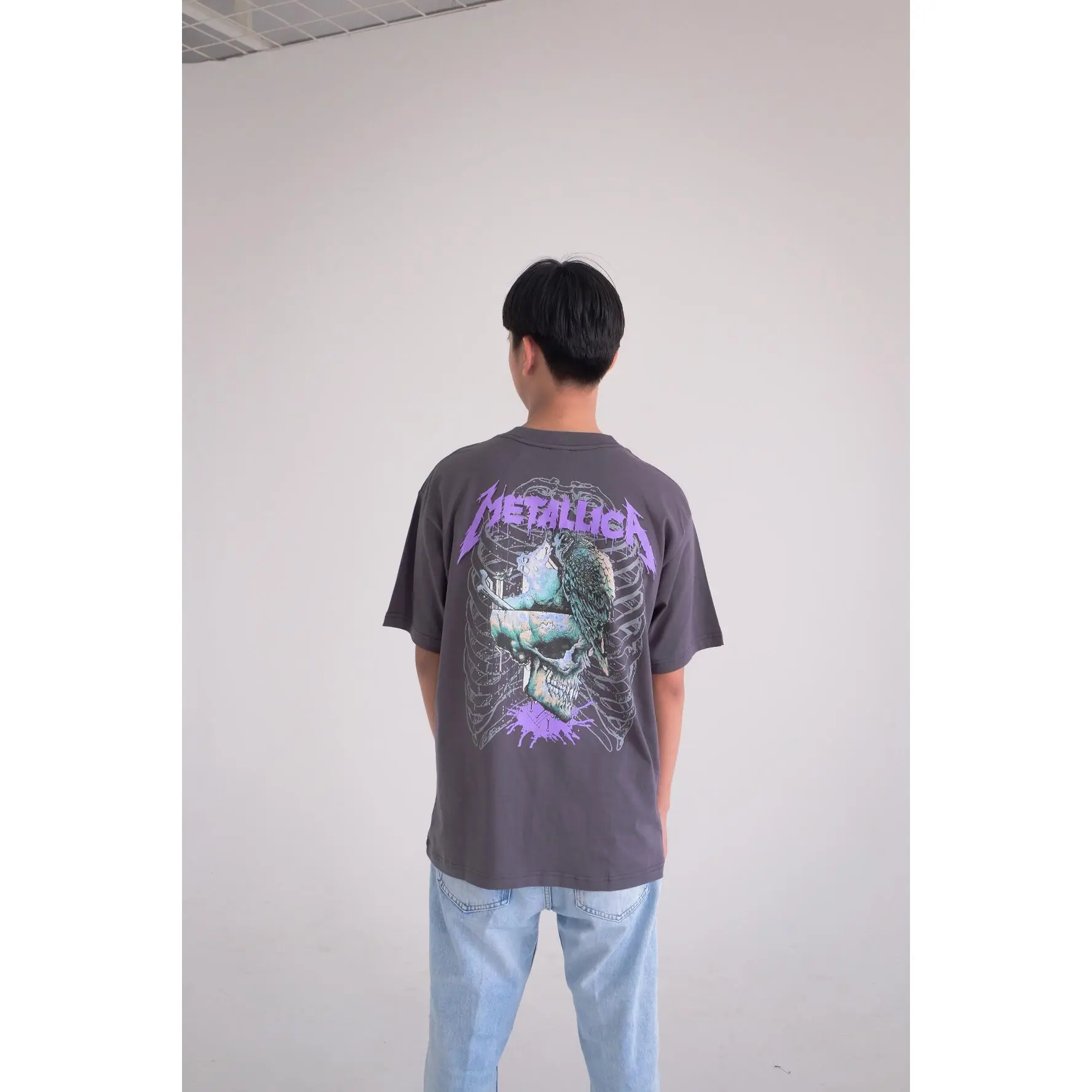 SCAPP.ID | METALLICA GREY | OVERSIZED TEE