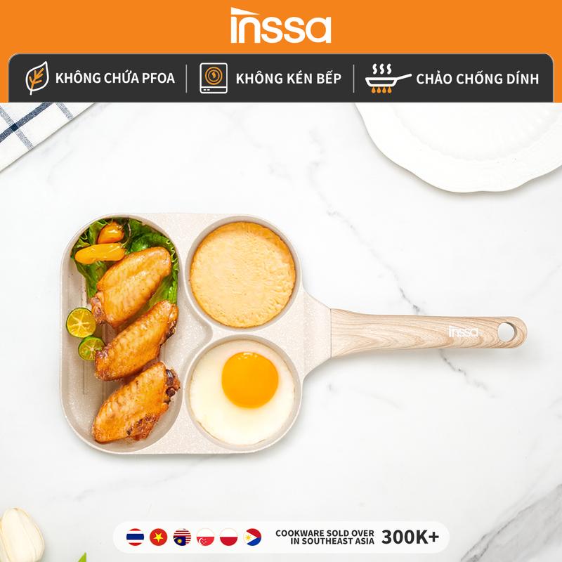 InssaVN Chảo chống dính 3 trong 1 21cm GUOJ028, chảo rán đa - TikTok ...