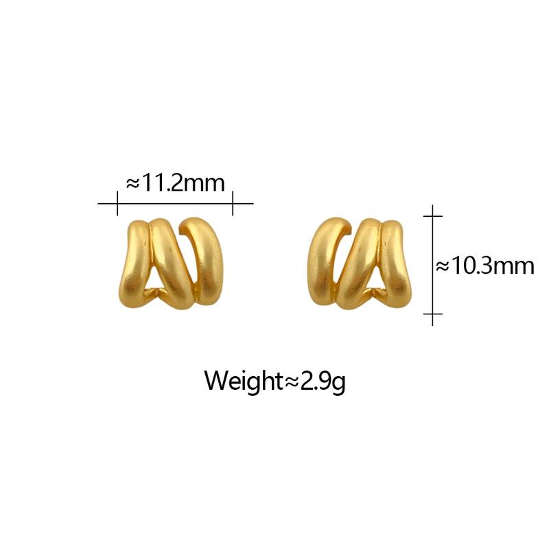 Product Introduction of Earrings Light Luxury High-Grade Earrings Temperament 0123 0