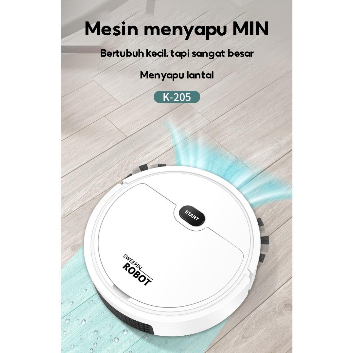 Robot Penyedot Debu Mini Canggih - Fungsi 2-in-1 otomatis untuk menyedot debu, menyapu, dan mengepel, sistem navigasi cerdas, pembersihan efisien, cocok untuk karpet, lantai keras, dan ubin, asisten pembersih rumah yang praktis. Robot Penyedot Debu Mini Canggih - Fungsi 2-in-1 otomatis untuk menyedot debu, menyapu, dan mengepel, sistem navigasi cerdas, pembersihan efisien, cocok untuk karpet, lantai keras, dan ubin, asisten pembersih rumah yang praktis.