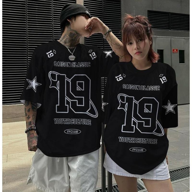 Product Introduction of 2025 Summer Fashion T-Shirts For Men Casual Short Sleeved Loose Oversized T-Shirt Street Harajuku Tops Tees Couple Jersey Unisex Clothing 16