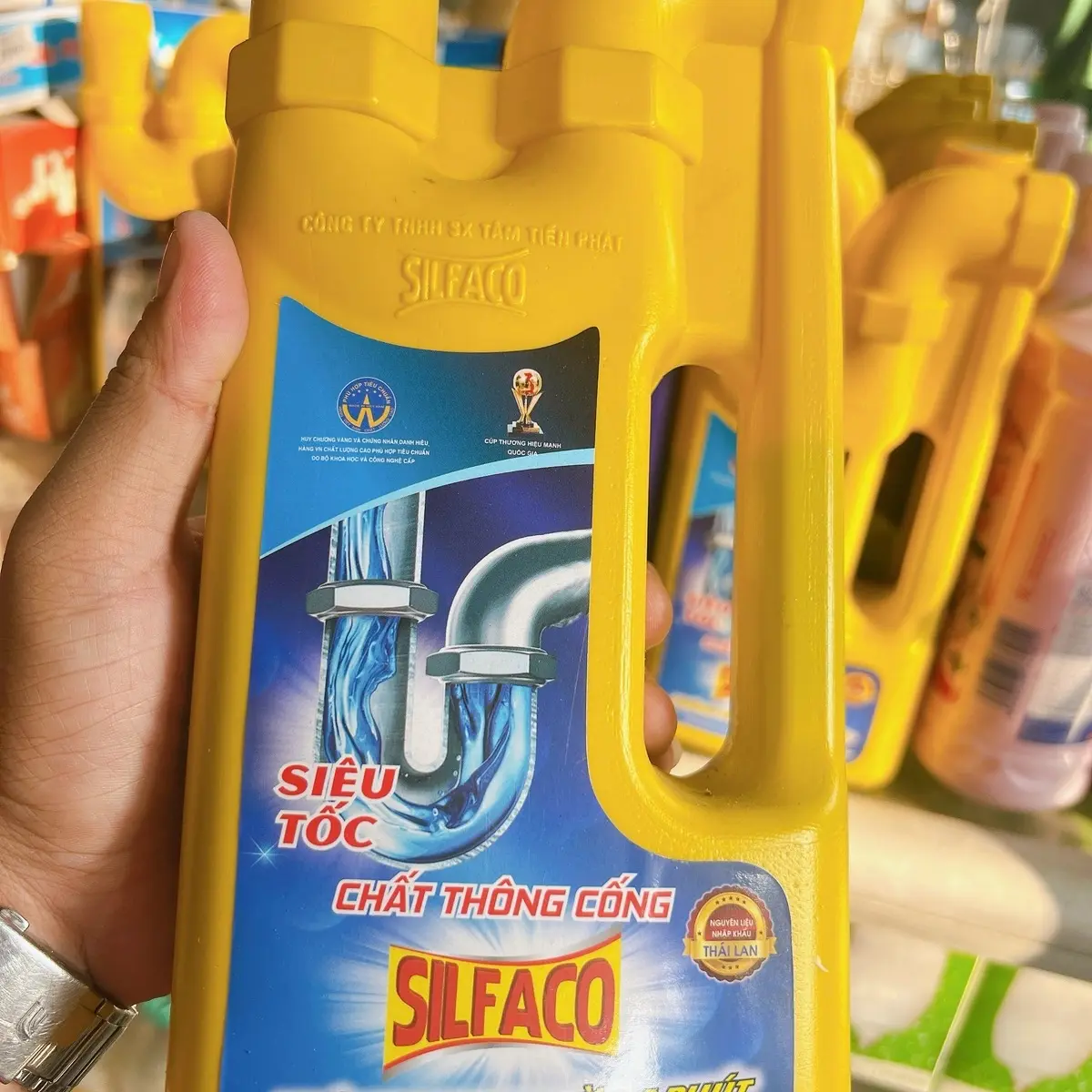 Chất lỏng thông cống thoát nước siêu mạnh Kháng khuẩn Làm Sạch