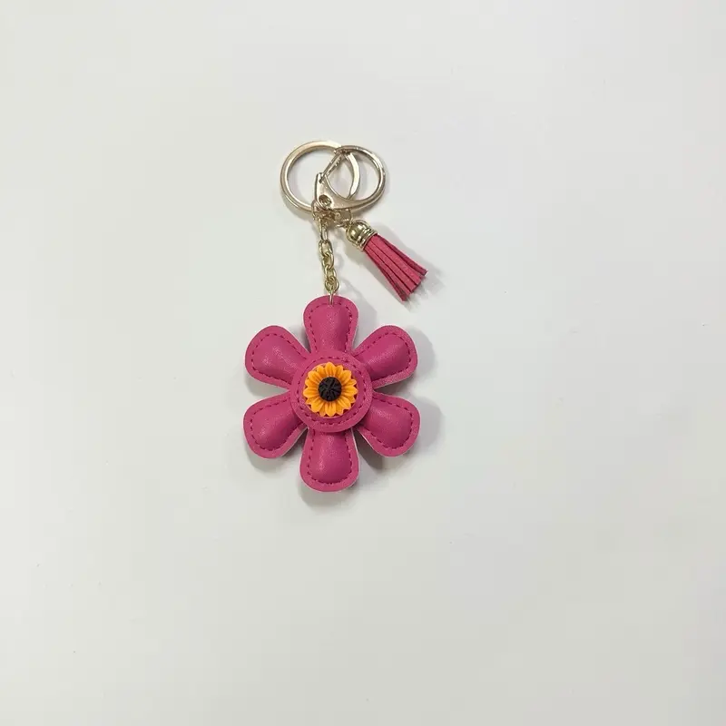 Charm hoa nhuỵ vàng MÓC TREO túi xách -PK02 7