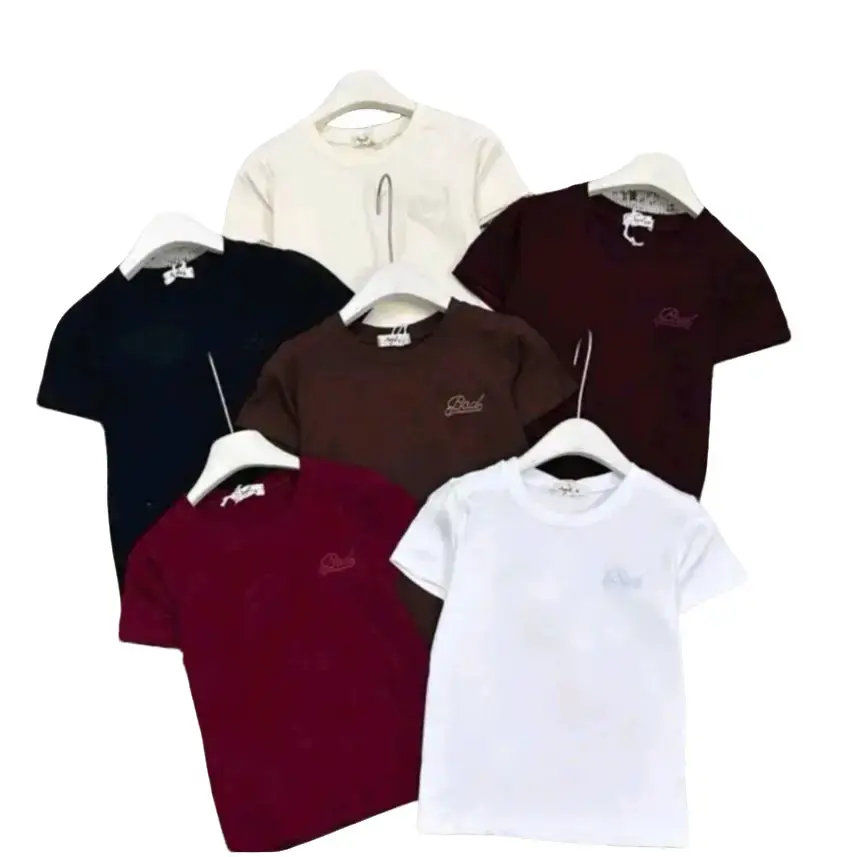 Áo thun zip nữ cổ tròn ôm sát thêu bad tôn dáng cực mạnh