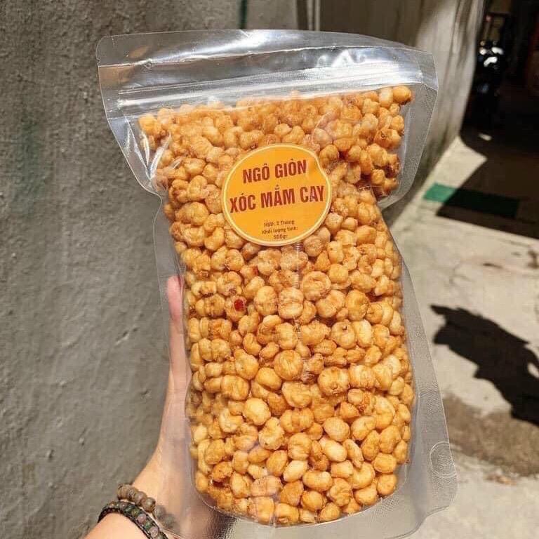 Ngô giòn xóc mắm cay, ngô rim bò, ngô tím Điện Biên 45-85k/ gói 500gr