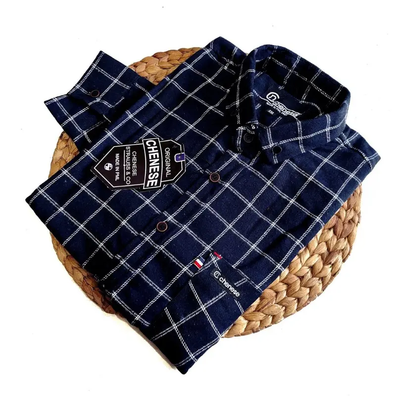 kemeja flanel pria jumbo lengan panjang motif kotak kotak kualitas premium oversize 2XL DAN 3XL 7