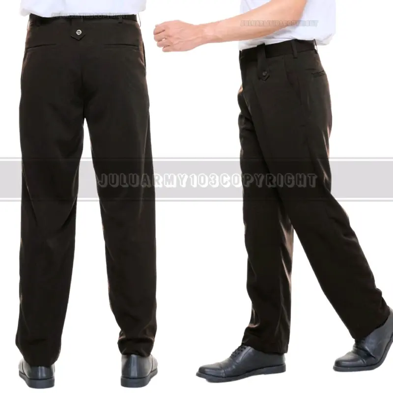 CELANA PDH SATPAM COKLAT TUA - CELANA SECURITY - CELANA PANJANG SATPAM 0