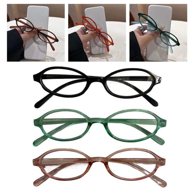 Product Introduction of Retro Small Frame Hot Girl Oval Glasses Frame New Retro Blue Glasses Light Oval Anti T8O0 28