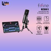 Gambar FIFINE KSH1 LIVE STREAMING BUNDLE MIXER WITH AUDIO INTERFACE dari Tokosound Proaudio Kota Administrasi Jakarta Barat 3 Tokopedia