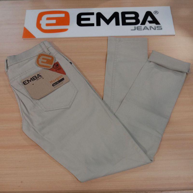 𝐄𝐌𝐁𝐀 Celana Emba Jeans Original Pria / Morgan Slim Fit 3