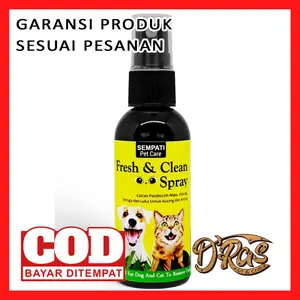 Fresh & Clean Spray Pembersih Mata Hidung Telinga Luka Kucing Anjing
