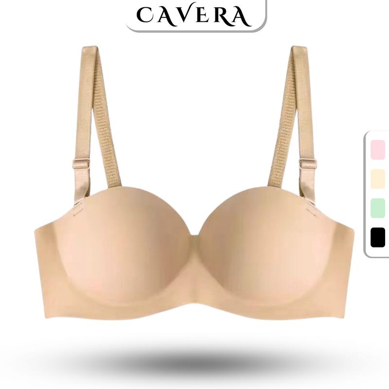Set 3 Áo Ngực Nữ Không Gọng Mút Dày 2cm Siu Nâng Đẩy Ngực - Áo Lót Đúc Su Mềm Mịn Mút Bàn Tay Thông Hơi Bra Women CAVERA -- VNA820