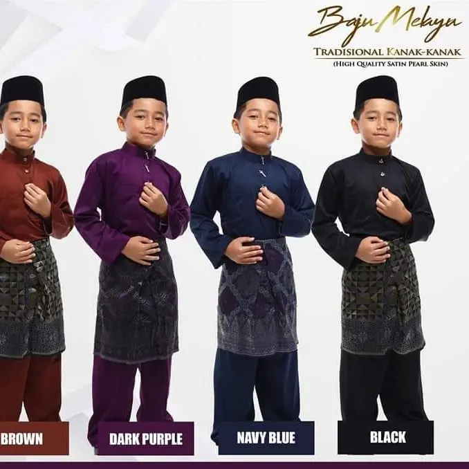 Baju melayu anak baju anak baju koko anak 7
