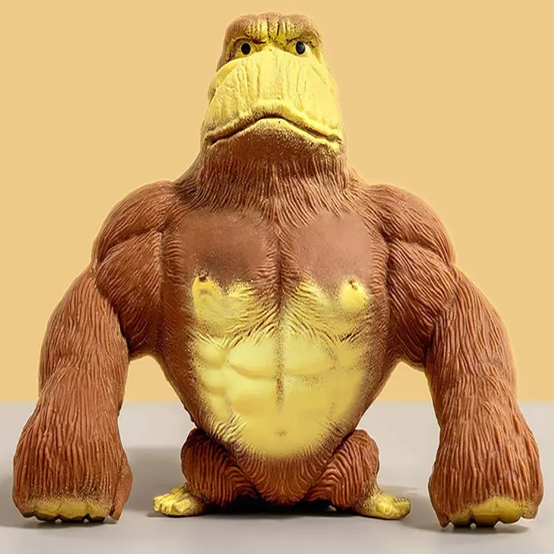 Khỉ Đột King Kong Co Dãn Đồ Chơi Nắn Bóp Đàn Hồi Giảm Stress Xả Căng Thẳng Mini Mềm Dẻo Giá Rẻ Gorilla Tinh Tinh Cho Bé 2