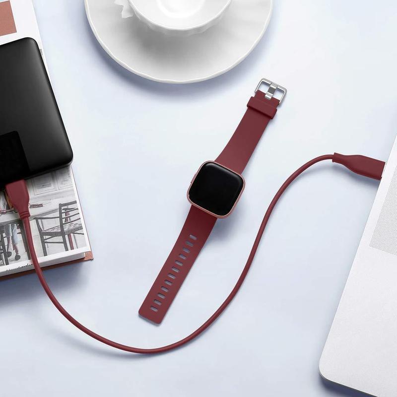 Product Introduction of Silicone Sport Replacement Watch Band for Women & Men, 1 Count Fashionable Watch Band Compatible with Versa Lite/Fitbit Versa 2/Versa, Smart Watch Accessories 2