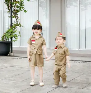 Kostum Pejuang Pahlawan Veteran Karnaval Anak 1 - 10 tahun