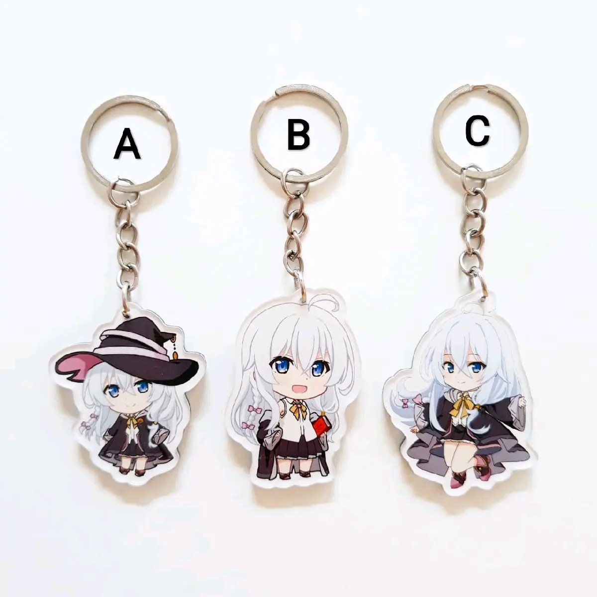 Keychain Anime Majo no Tabitabi Wandering Witch The Journey of Elaina Merchandise