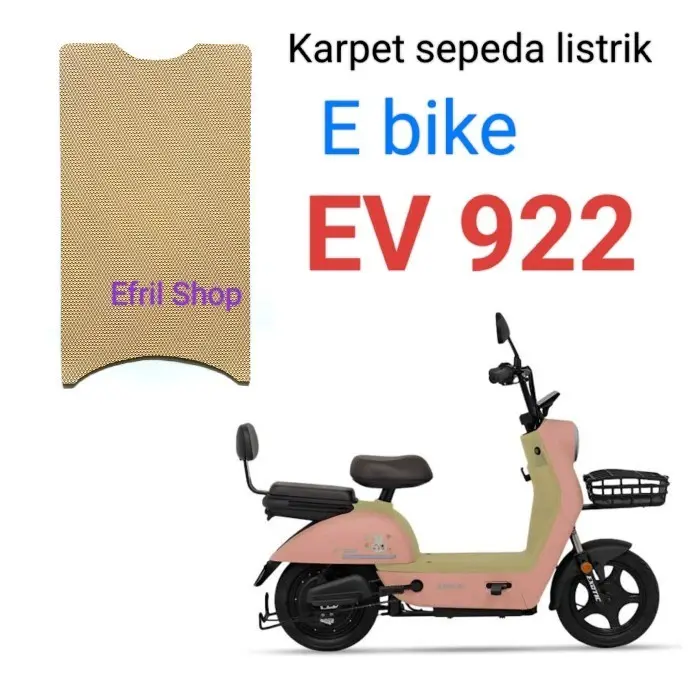 RF6 Karpet sepeda listrik Exotic EV 922 Warna Krem dan Hitam