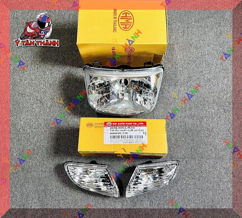 Đèn pha xi nhan wave thái 110 HMA TRẮNG