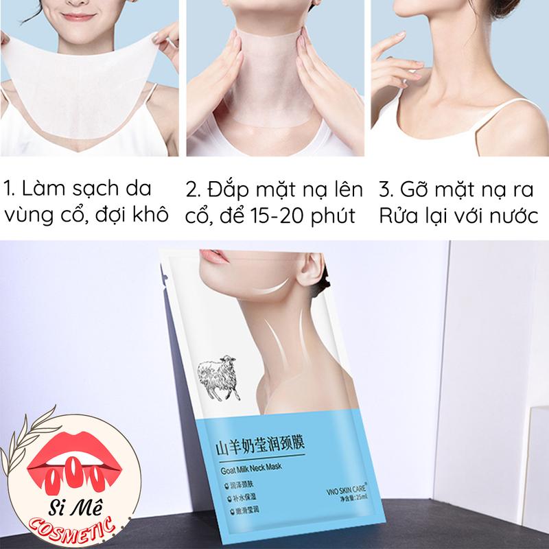 Product Introduction of [SỮA DÊ] COMBO 5 Miếng Mặt Nạ Dưỡng Da Vùng Cổ VNO Chiết Xuất Từ Sữa Dê – Chăm Sóc Nếp Nhăn, Dưỡng Ẩm, Sáng Da, Làm Mịn Da 37