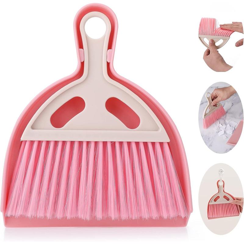 Small Broom and Dustpan Cleaning Set, Mini Whisk Dustpan and - TikTok Shop