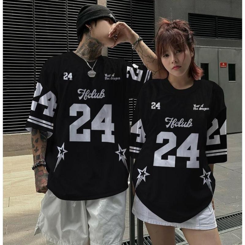 Product Introduction of 2025 Summer Fashion T-Shirts For Men Casual Short Sleeved Loose Oversized T-Shirt Street Harajuku Tops Tees Couple Jersey Unisex Clothing 17