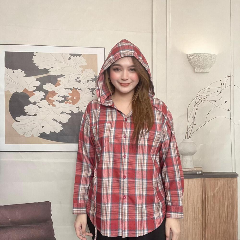 [ready stock]FADFAD kemeja cetak temperamen gaya baru wanita atasan elegan