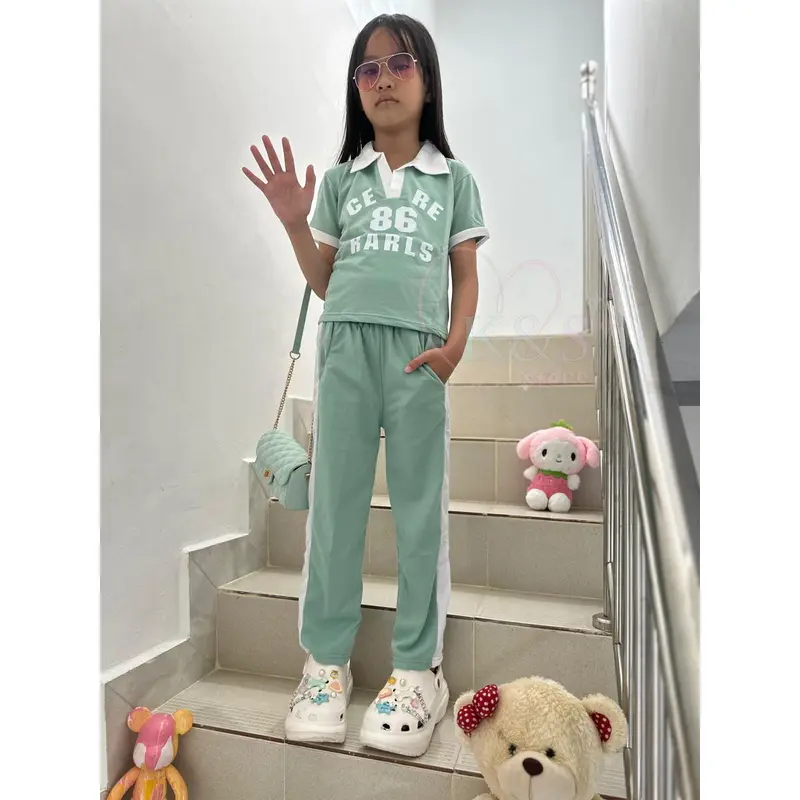 SETELAN ANAK PEREMPUAN 3-10 TAHUN - SETCEL ANAK CEWEK - SET 038 2
