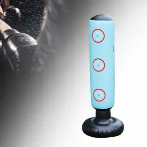 PUNCHY Vertical Punching Bag Inflatable Target Samsak Tinju 1.6M - P-16