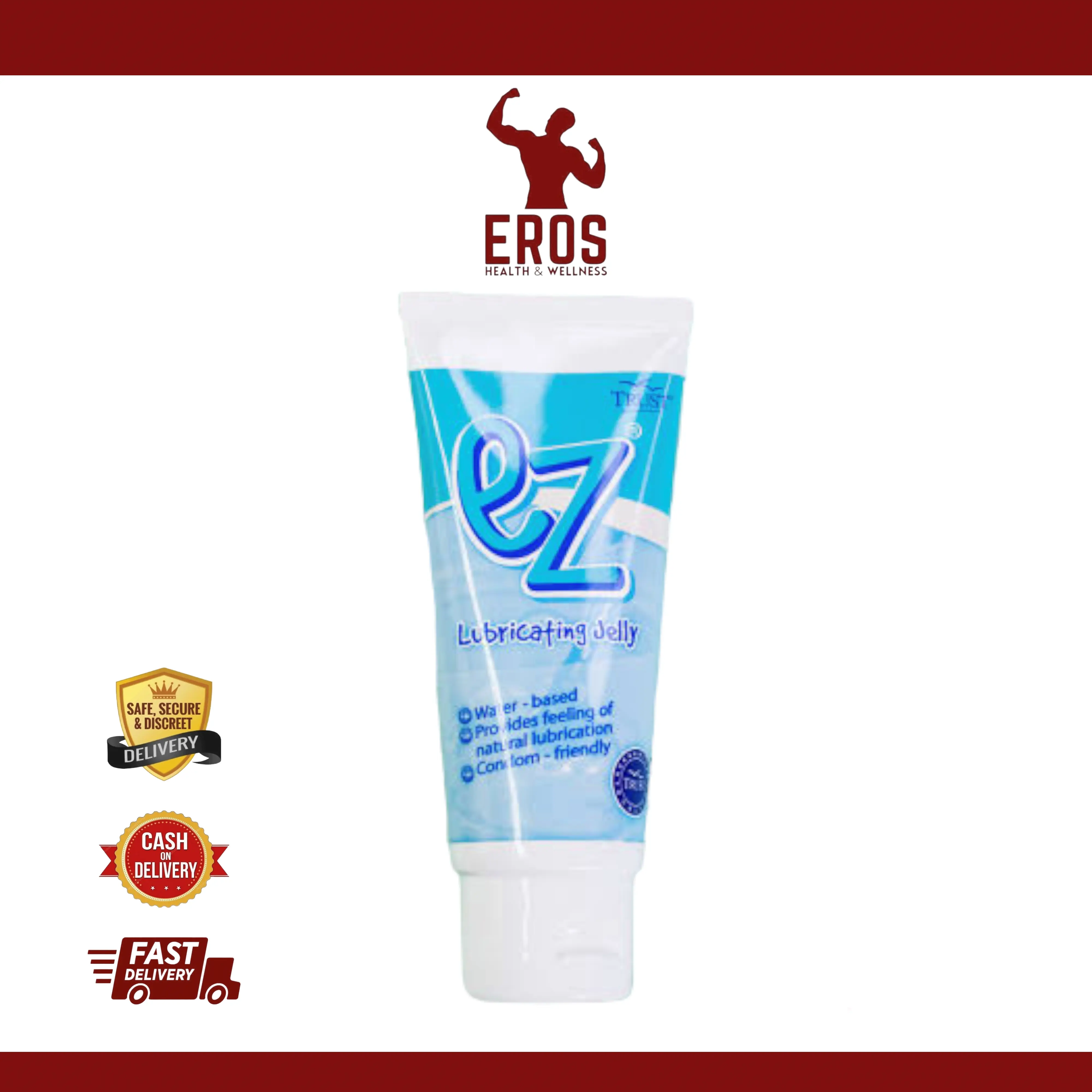 TRUST EZ Lubricating Jelly Water-Based Lubricant 75ml Condom Latex Safe -  TikTok Shop Philippines