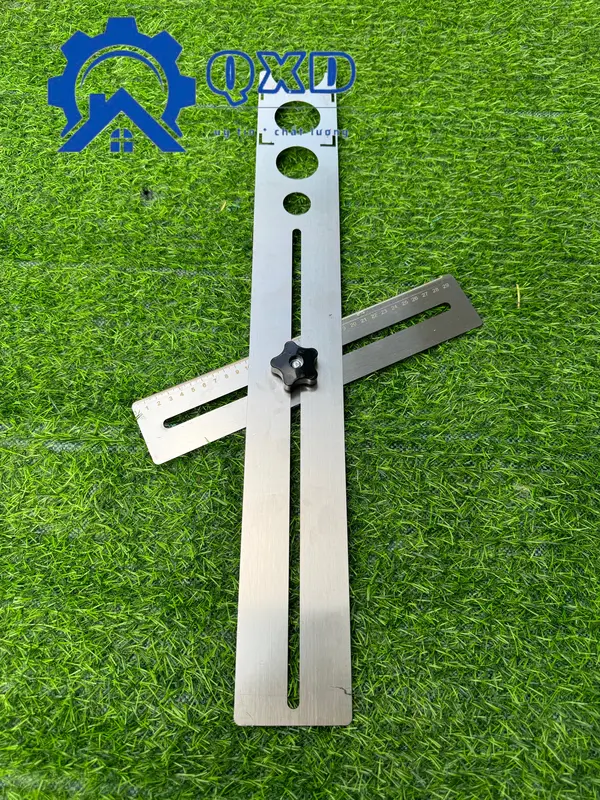 Thước Đo Định Vị Khoan Lỗ Gạch Men 2 Đoạn INOX Dày - Đo Khoan Lỗ Gạch Men Nhà Tắm Rất Nhanh Và Chuẩn 6