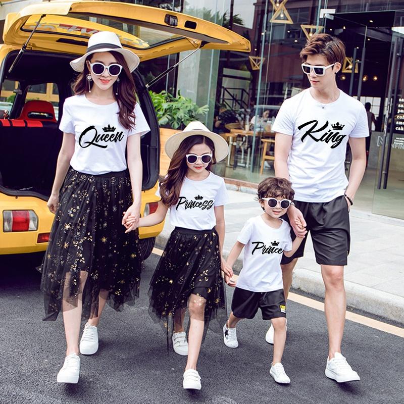 Pakaian Padanan Keluarga, Raja, Ratu, Putera, Puteri, Tshirt - TikTok ...